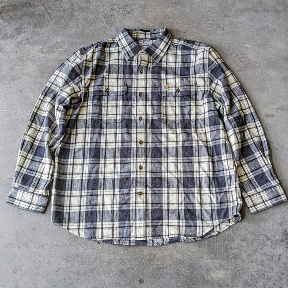 Carhartt Other - Carhartt Men's Classic Fit Hubbard Plaid Flannel Shirt large